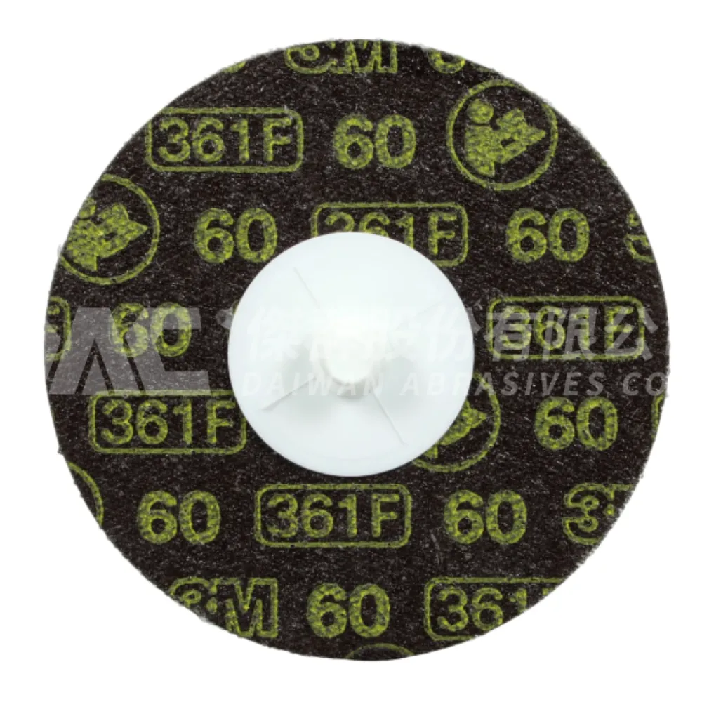 3M™ Roloc™ 快拆式研磨砂紙盤 361F 60YF, 2 in *R200P